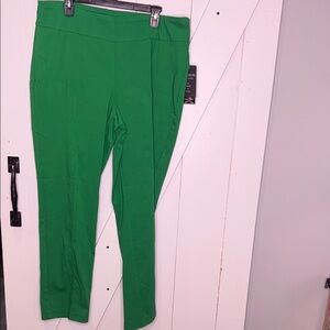 Zac & Rachel Vibrant Green Straight Leg Pants